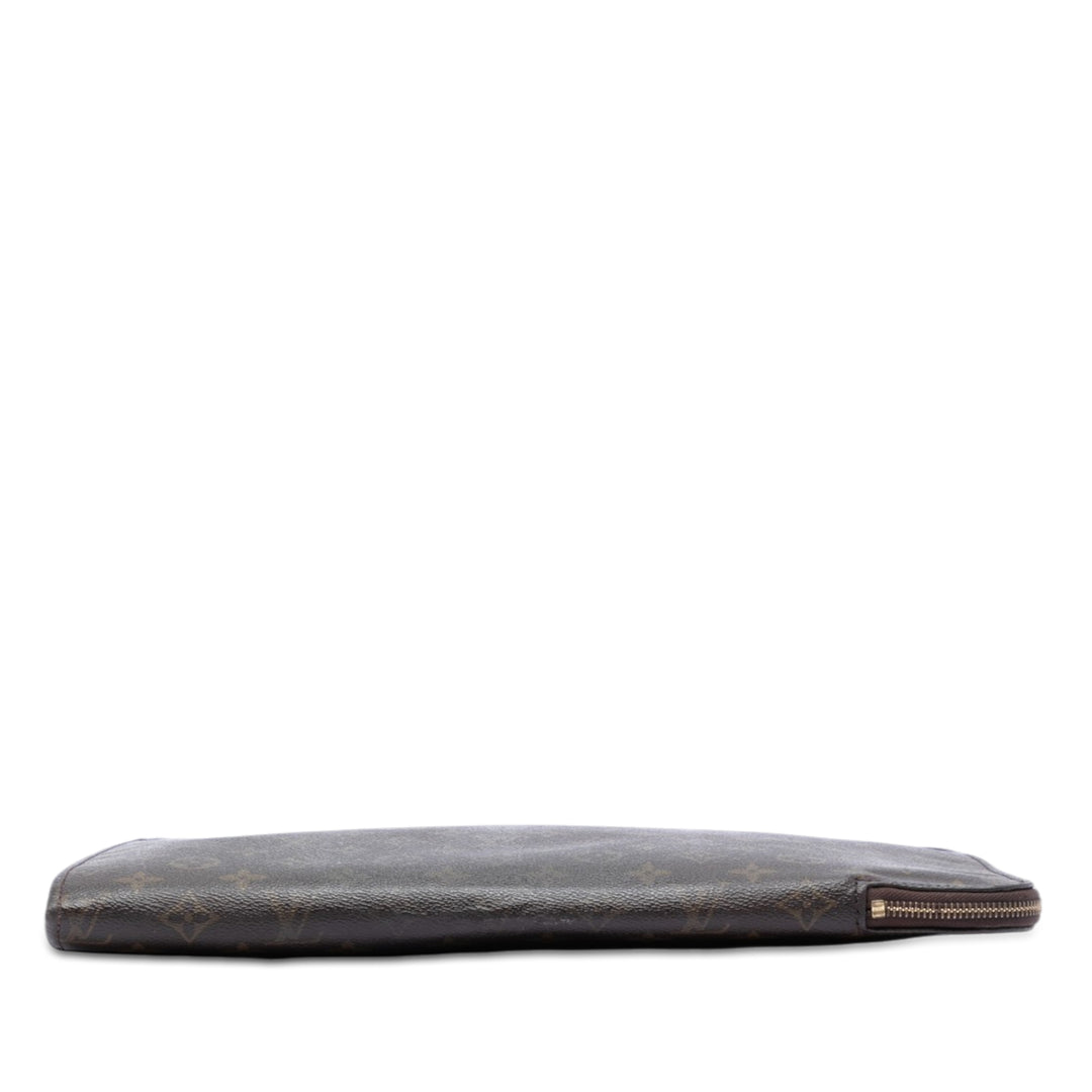 Poche Documents Portfolio Monogram Marron