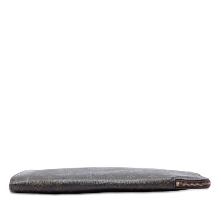 Poche Documents Portfolio Monogram Marron