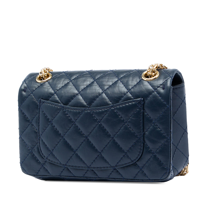 Chanel Matelassé vieilli Cuir de veau Reissue 2.55 Simple rabat 224