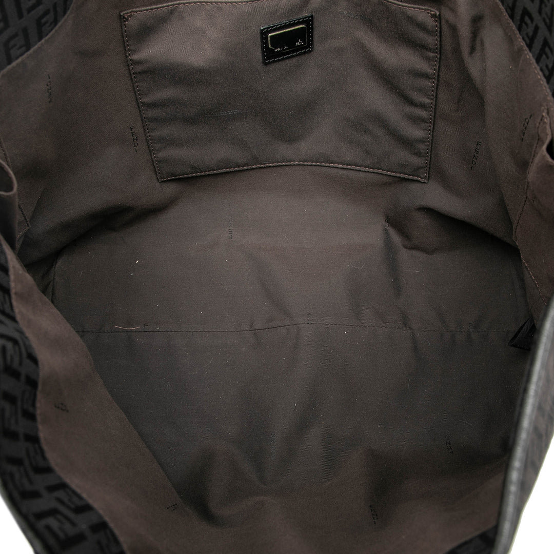 Fendi Zucchino Cabas Noir