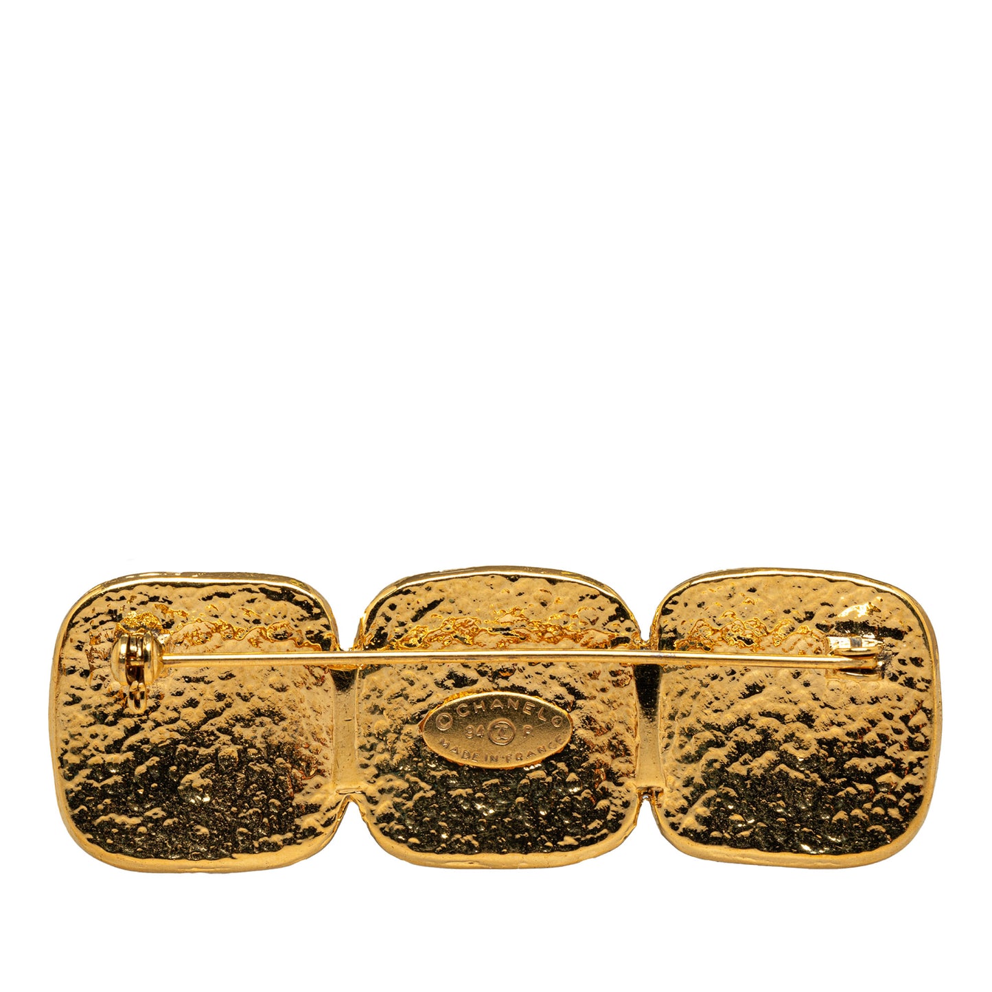 Triple CC Brooch Gold - Gaby Paris