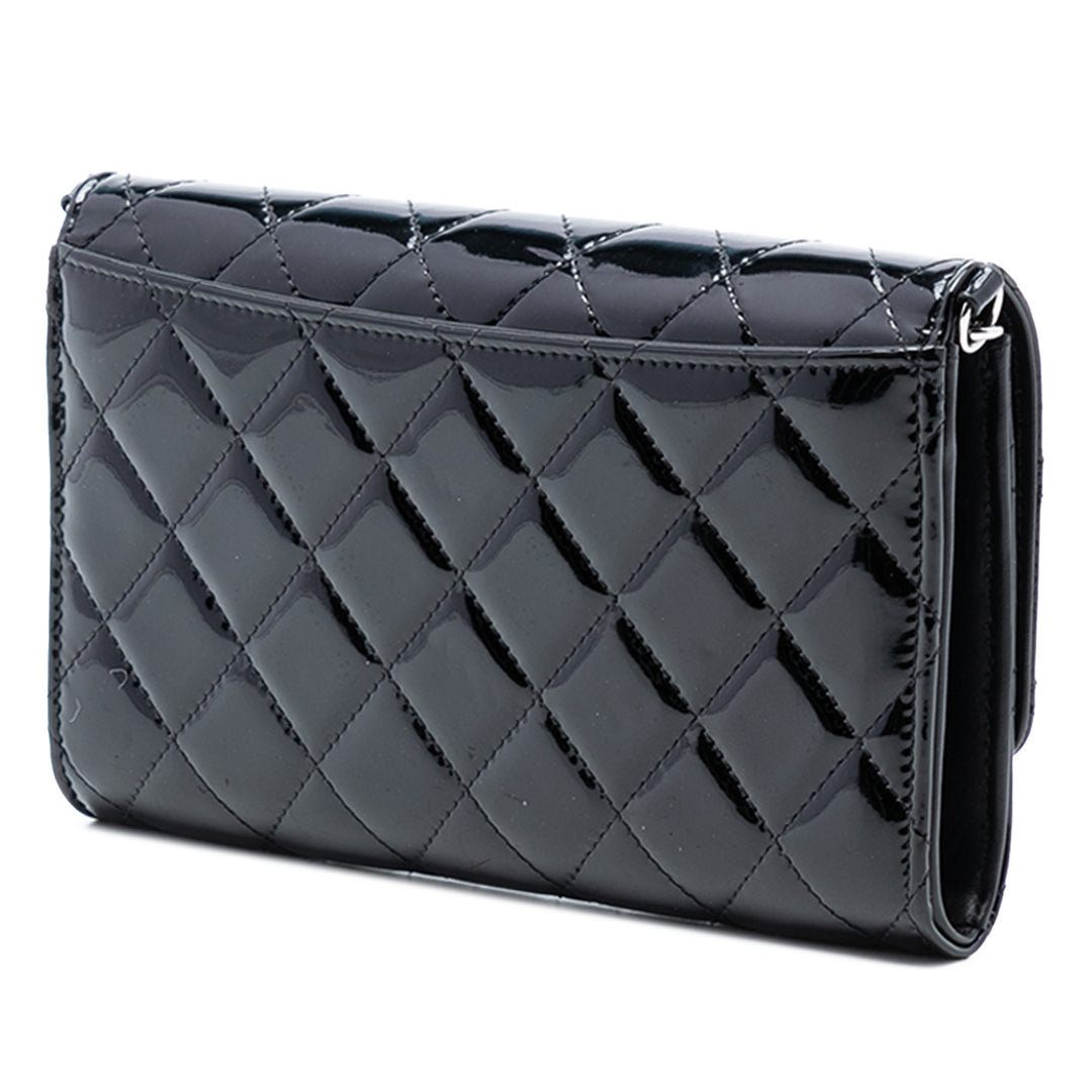 Chanel Classic Cuir verni Wallet on Chain – GABY PARIS Authentique