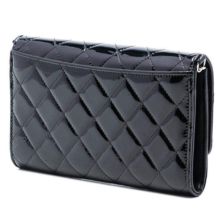 Chanel Classic Cuir verni Wallet on Chain – GABY PARIS Authentique