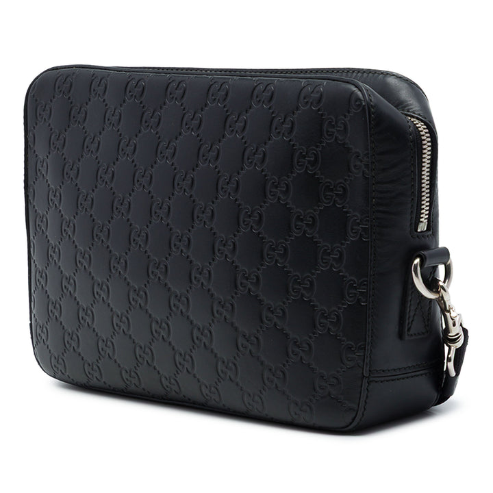 Gucci Pochette Guccissima Wristlet Noir – vue 2 – GABY PARIS