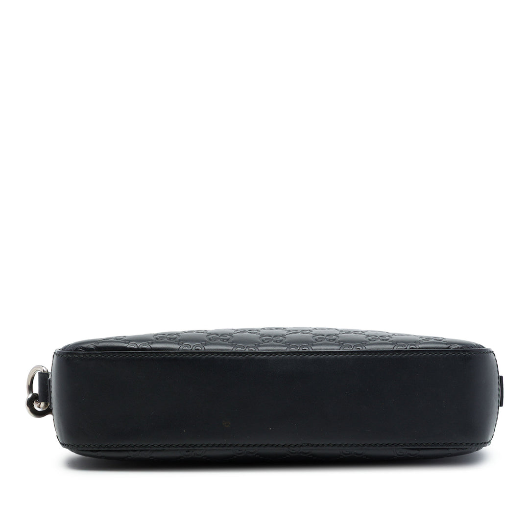 Gucci Pochette Guccissima Wristlet Noir – vue 3 – GABY PARIS