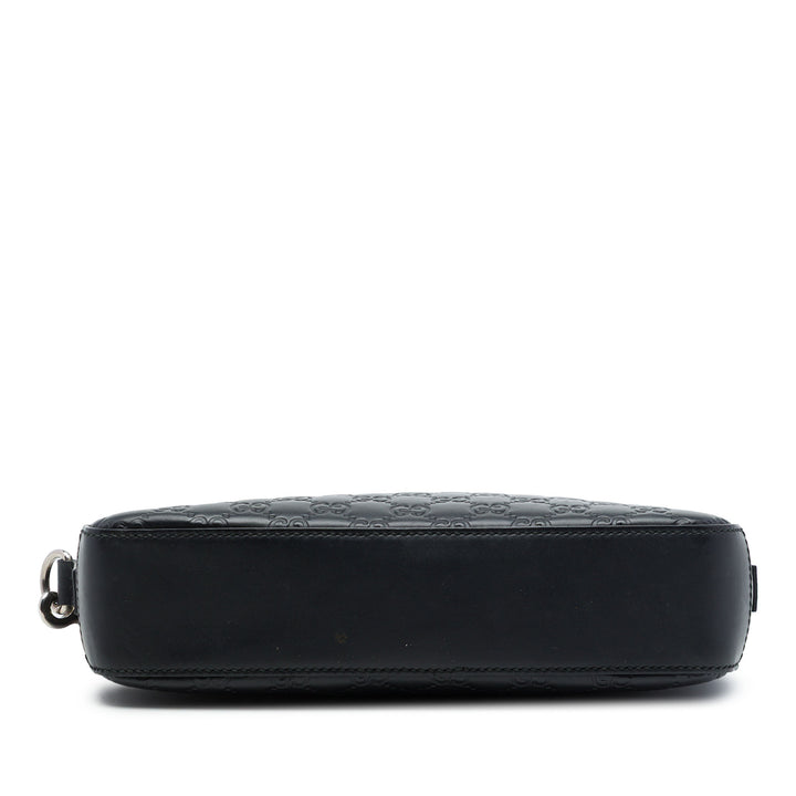 Gucci Pochette Guccissima Wristlet Noir – vue 3 – GABY PARIS