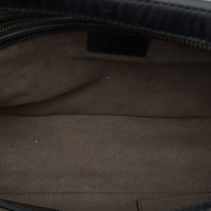 Gucci Pochette Guccissima Wristlet Noir – vue 4 – GABY PARIS