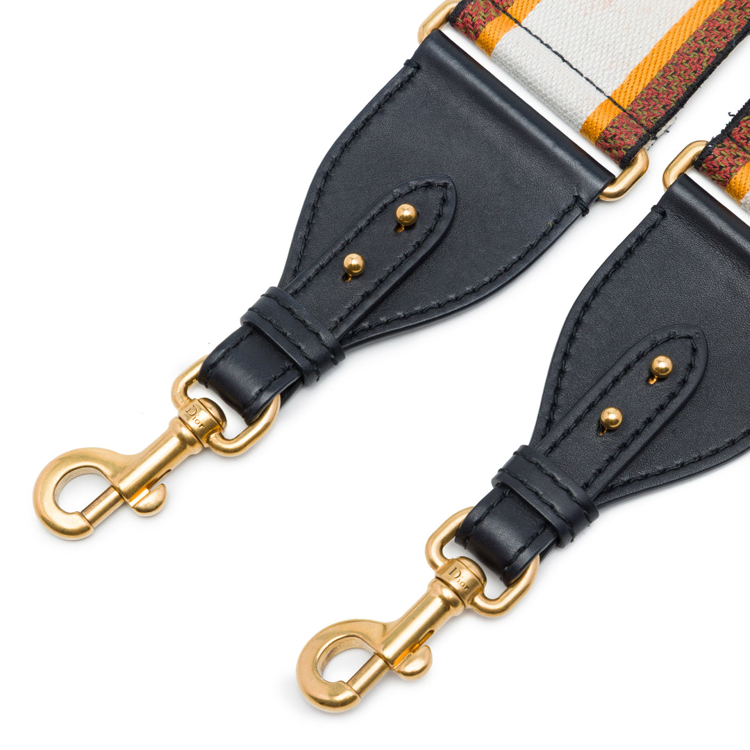 Dior brodé Toile Sac Strap