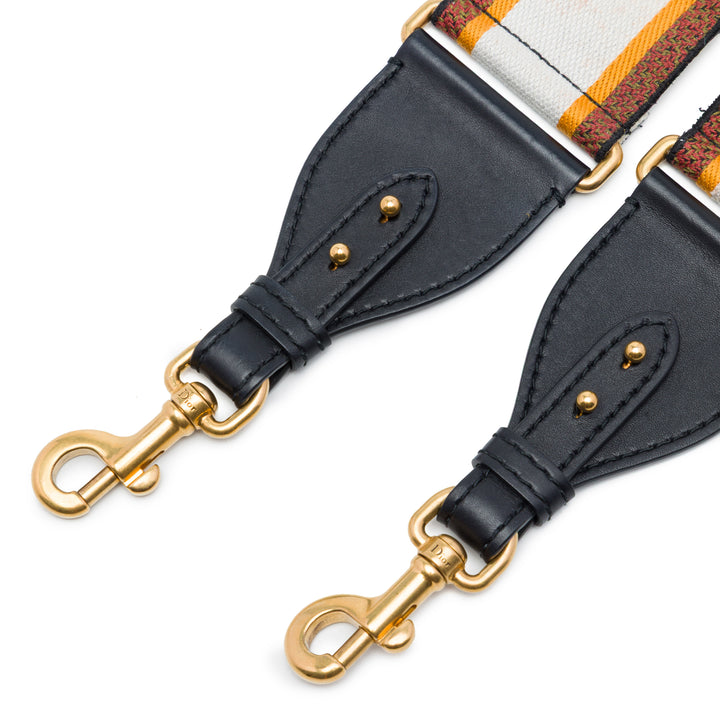 Dior brodé Toile Sac Strap