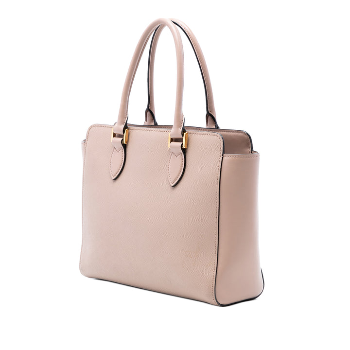 Prada Soft Veau à finitions Saffiano Lux Open Convertible Cabas