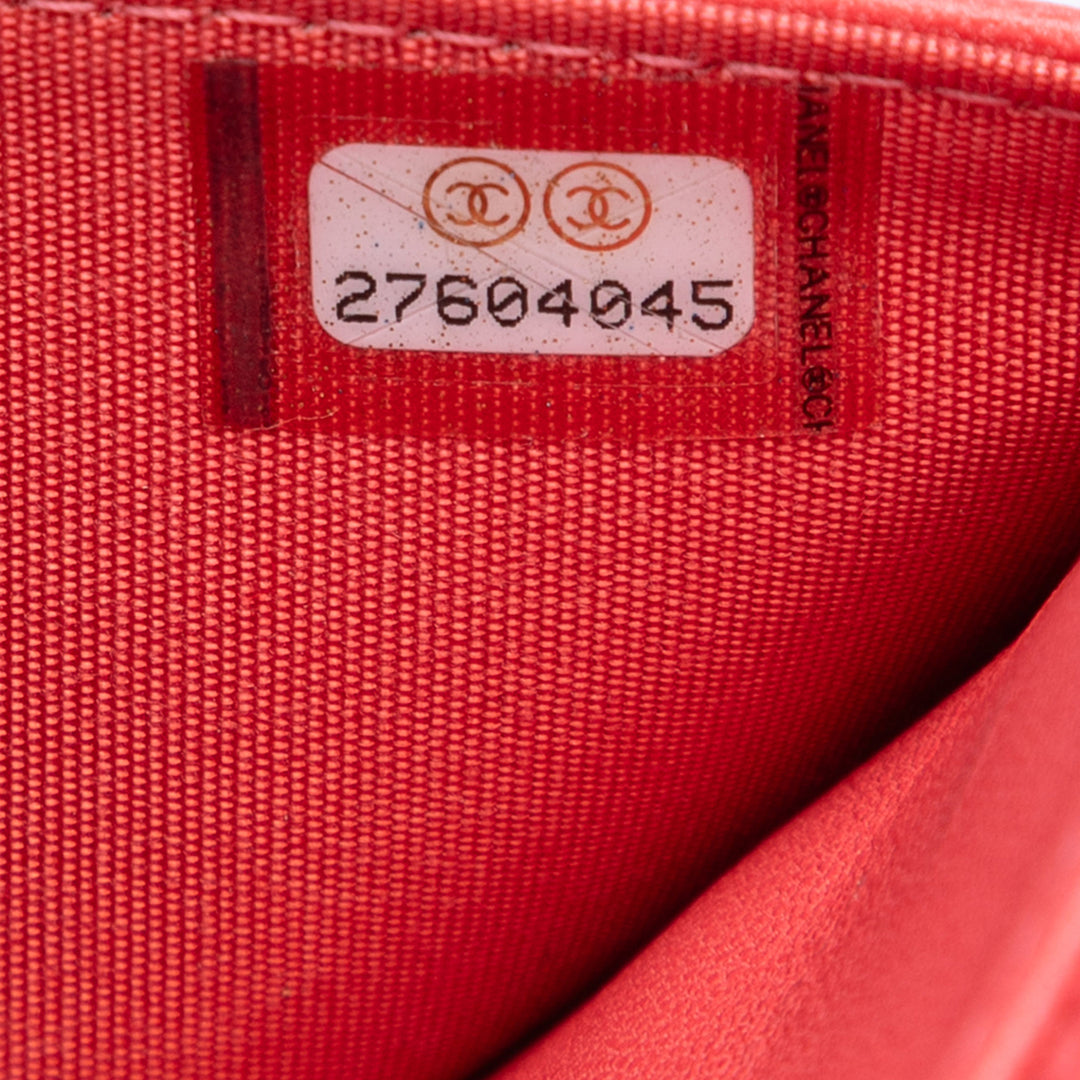 Chanel Matelassé Cuir d’agneau Color Pop CC Wallet on Chain