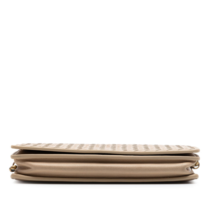 Bottega Veneta Nappa Intrecciato Wallet on Chain