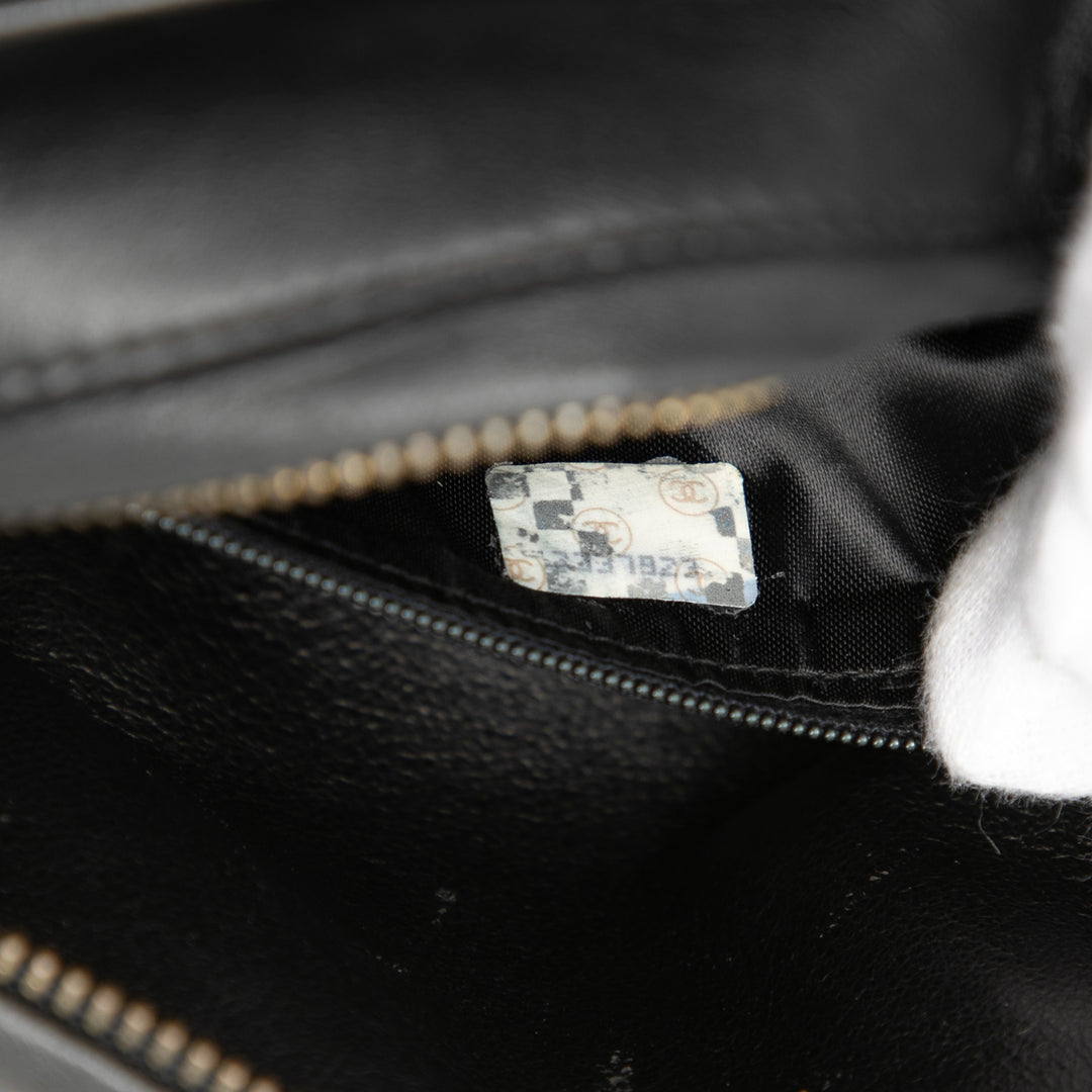 Chanel Mini CC Matelassé Cuir d’agneau Pompon Sac caméra