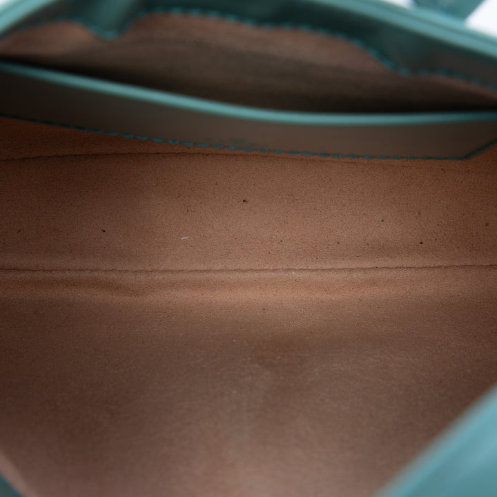 Gucci Sac bandoulière Jackie 1961 Mini Cuir de veau Bleu – vue 4 – GABY PARIS