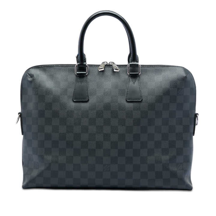 Louis Vuitton Porte Documents Jour Toile Damier Graphite