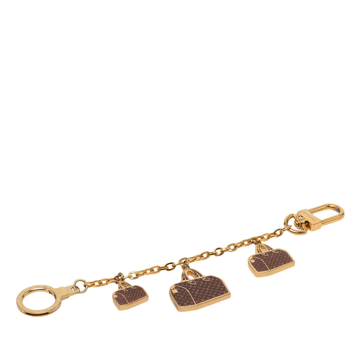 Louis Vuitton plaqué Monogram Speedy Trio Chain Bijou de sac