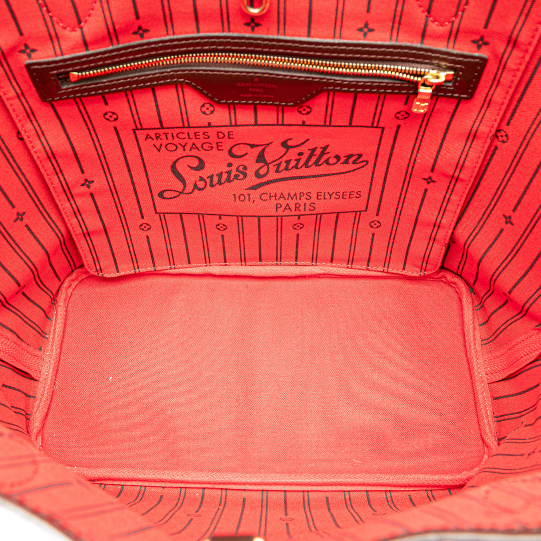 Louis Vuitton Damier Ebene Neverfull MM Marron