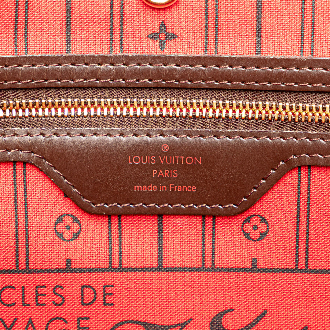 Louis Vuitton Damier Ebene Neverfull MM Marron