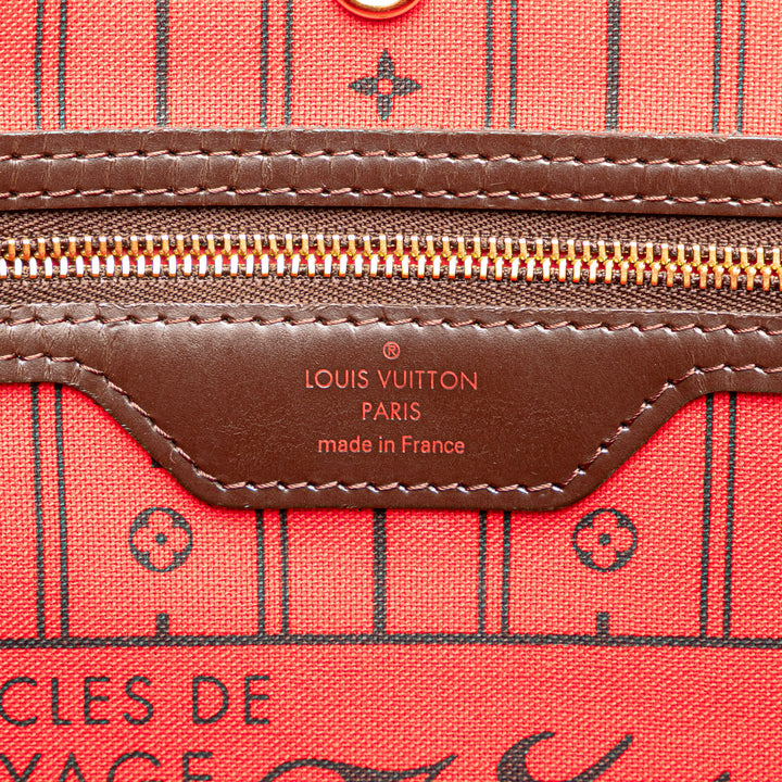 Louis Vuitton Damier Ebene Neverfull MM Marron
