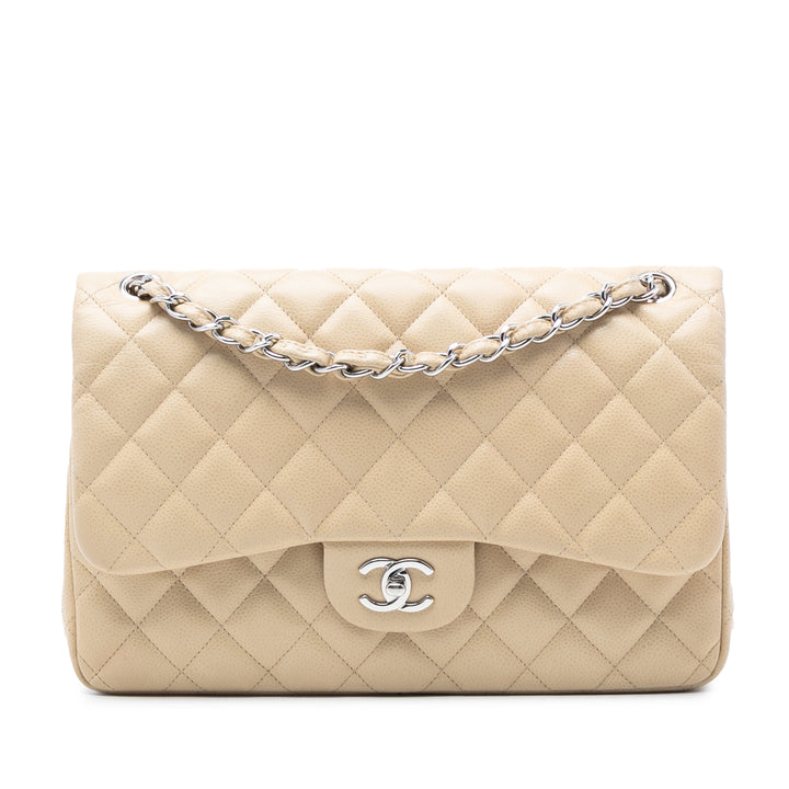Chanel Jumbo Classic Caviar Double rabat