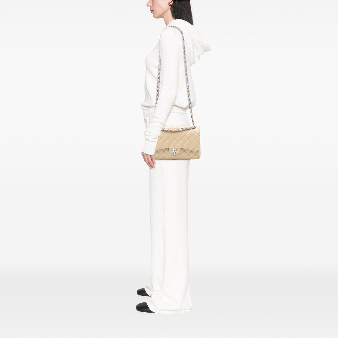 Chanel Jumbo Classic Caviar Double rabat