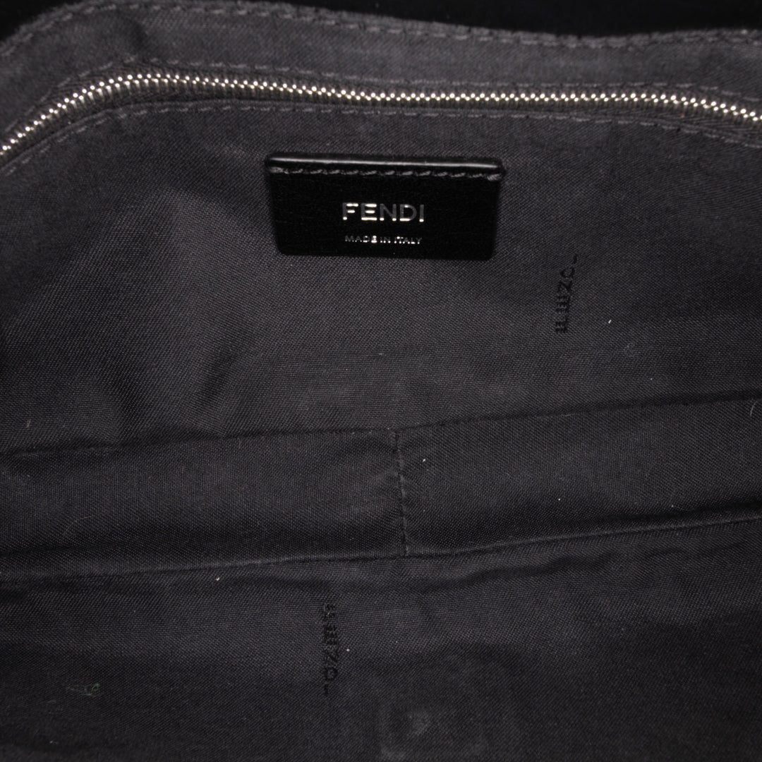 Zucca Canvas Convertible Baguette Crossbody Brown - Gaby Paris