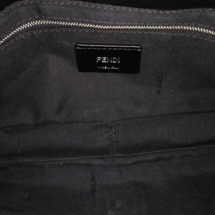 Zucca Canvas Convertible Baguette Crossbody Brown - Gaby Paris