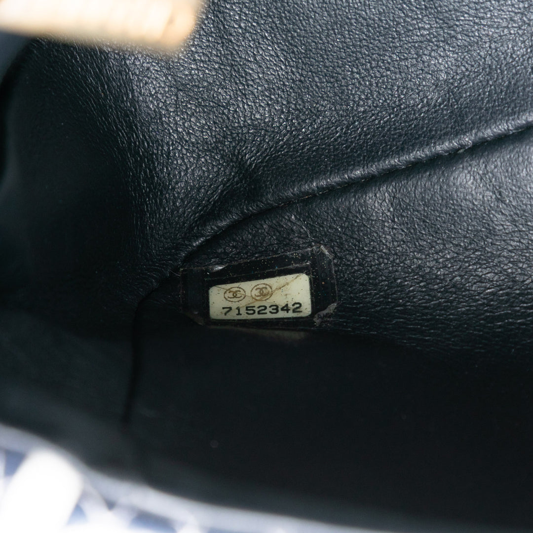 Chanel Medium Micro Matelassé Jersey Simple rabat