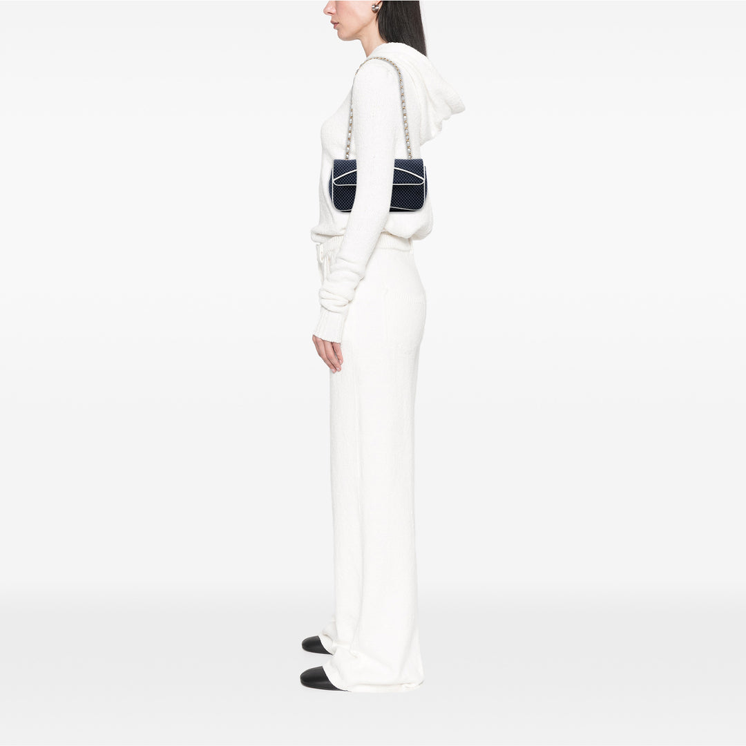 Chanel Medium Micro Matelassé Jersey Simple rabat