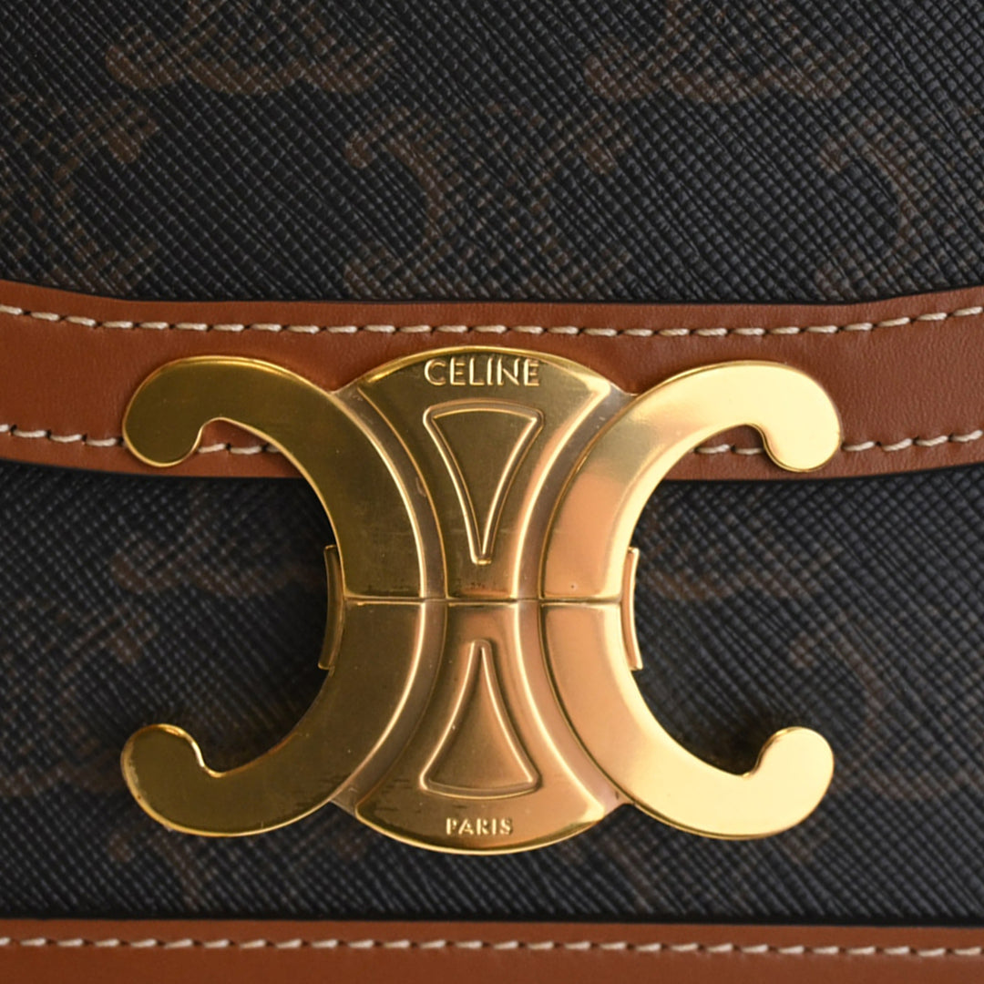 Triomphe et Triomphe Sac Teen Triomphe enduite Marron