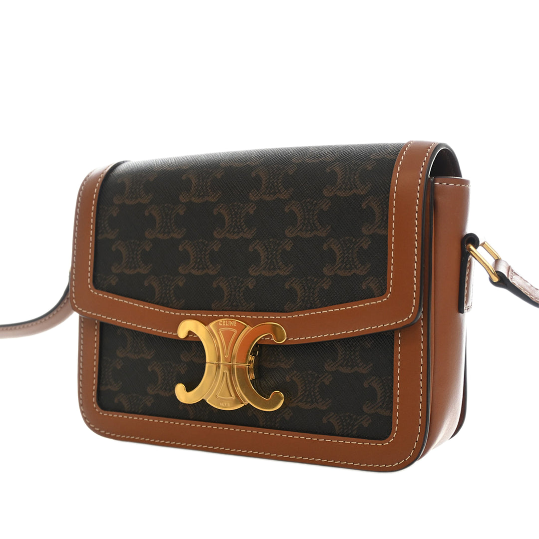 Triomphe et Triomphe Sac Teen Triomphe enduite Marron