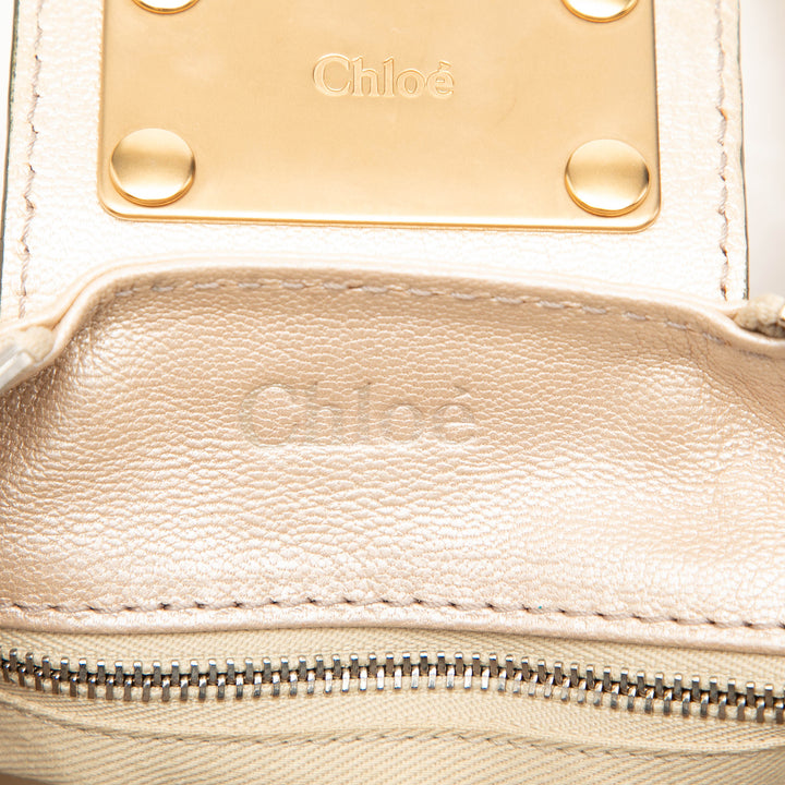Chloé Sac à main Métallisé Paddington Moyen Doré – vue 5 – GABY PARIS