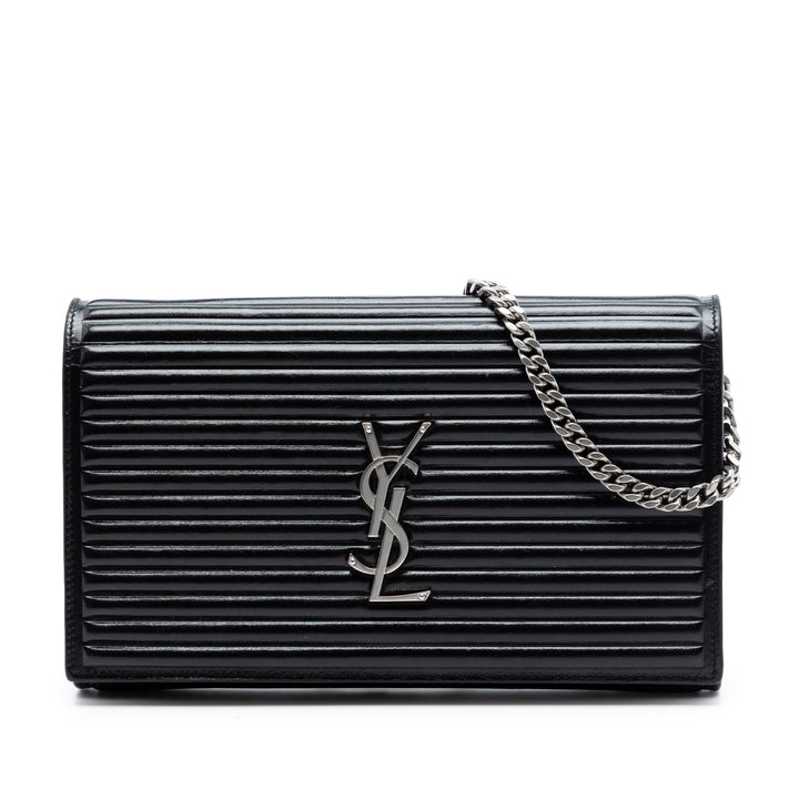 Saint Laurent Horizontal Matelassé Kate Sac Moyen Cuir de veau