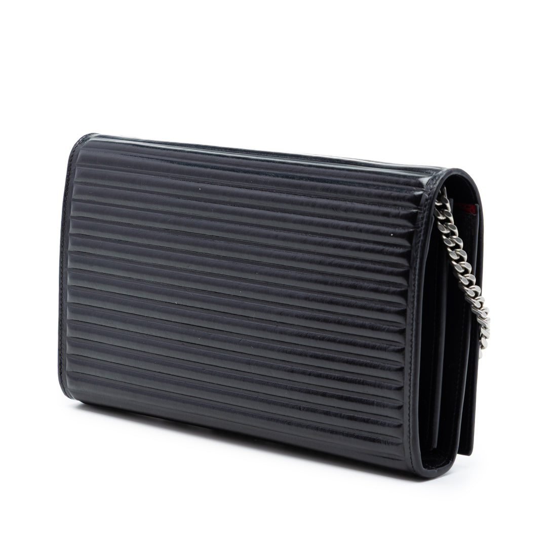 Saint Laurent Horizontal Matelassé Kate Sac Moyen Cuir de veau
