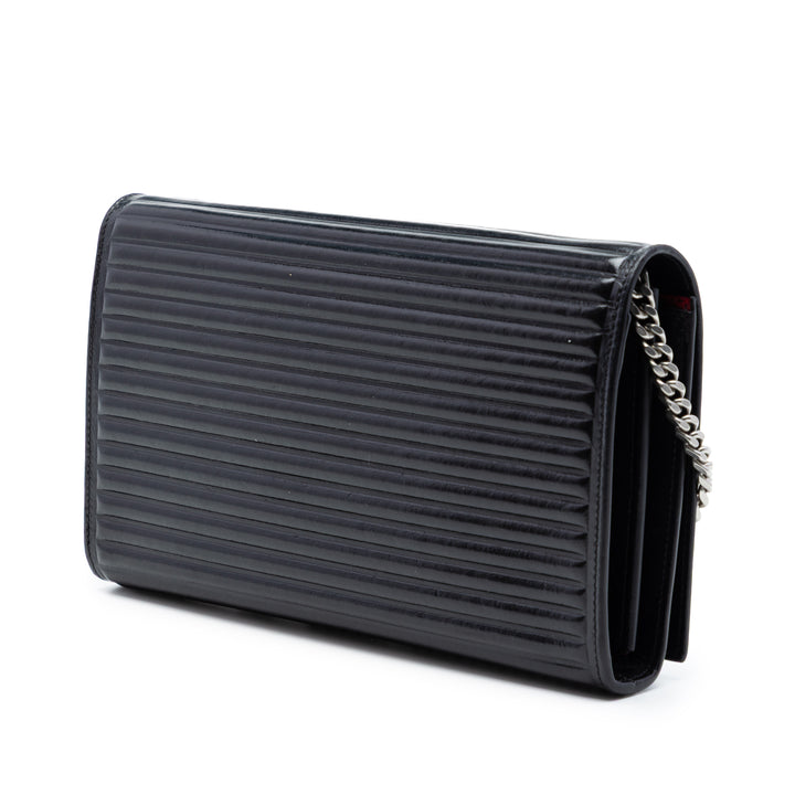 Saint Laurent Horizontal Matelassé Kate Sac Moyen Cuir de veau