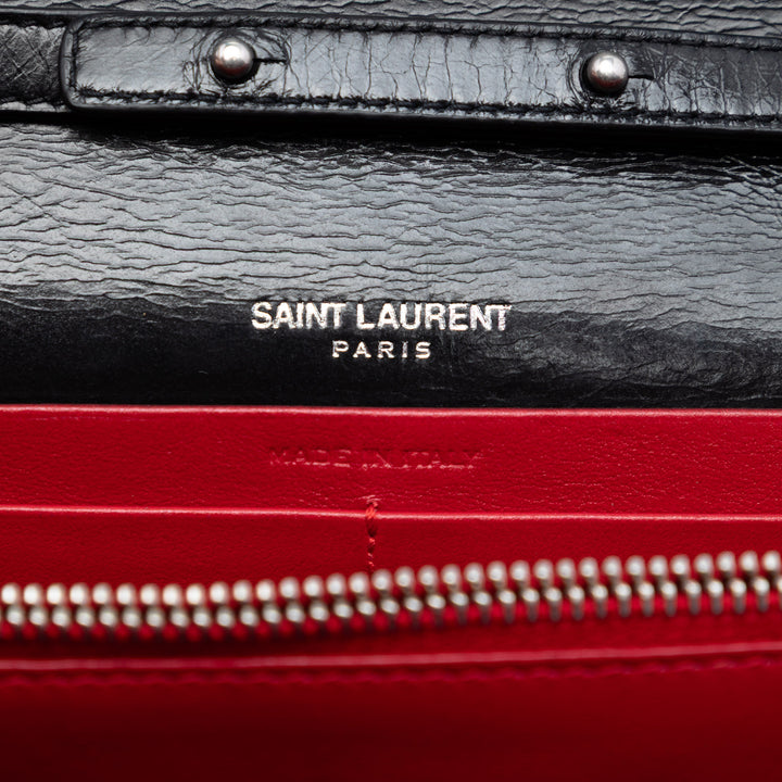 Saint Laurent Horizontal Matelassé Kate Sac Moyen Cuir de veau