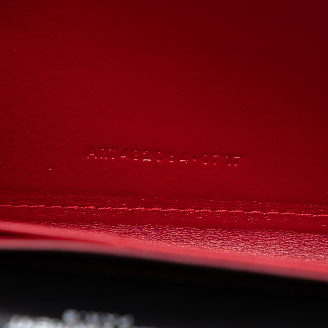 Saint Laurent Horizontal Matelassé Kate Sac Moyen Cuir de veau