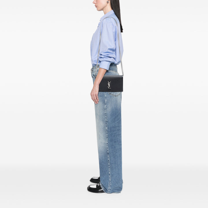 Saint Laurent Horizontal Matelassé Kate Sac Moyen Cuir de veau