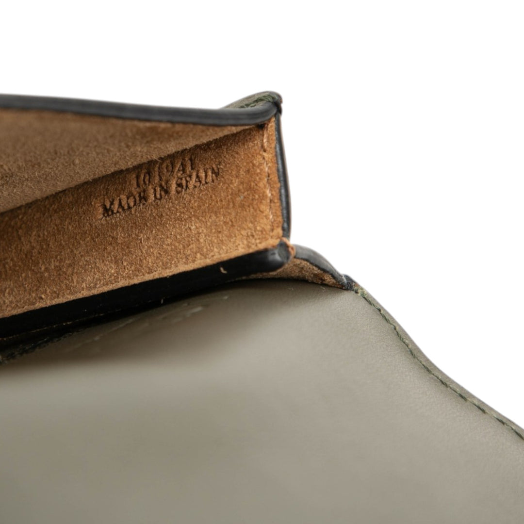 LOEWE Bicolor Cuir Anagram Gusset Flat Sac porté croisé