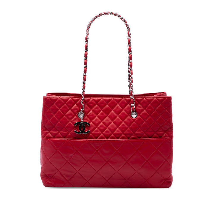 Chanel Matelassé In The Business Cabas Grand Cuir de veau