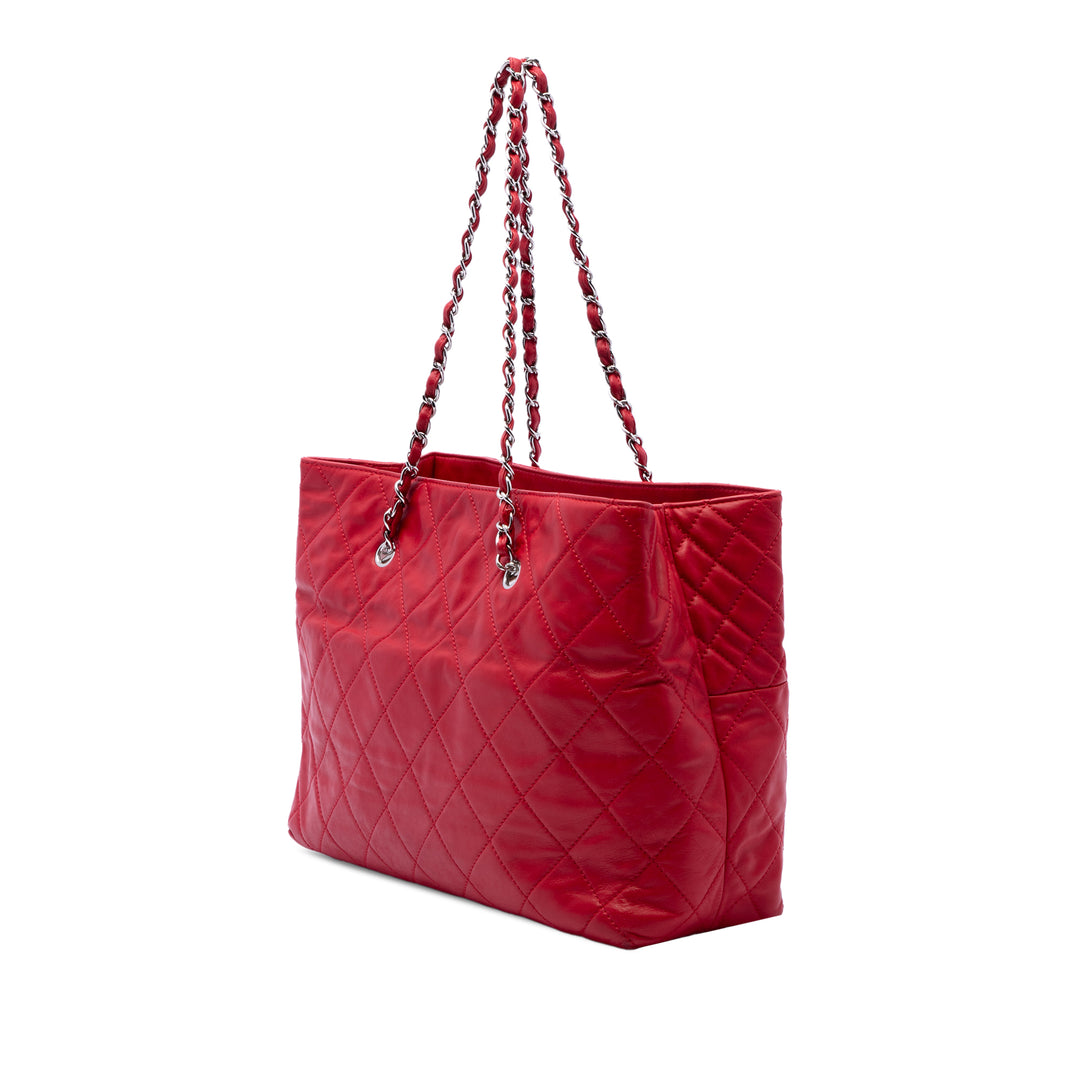 Chanel Matelassé In The Business Cabas Grand Cuir de veau