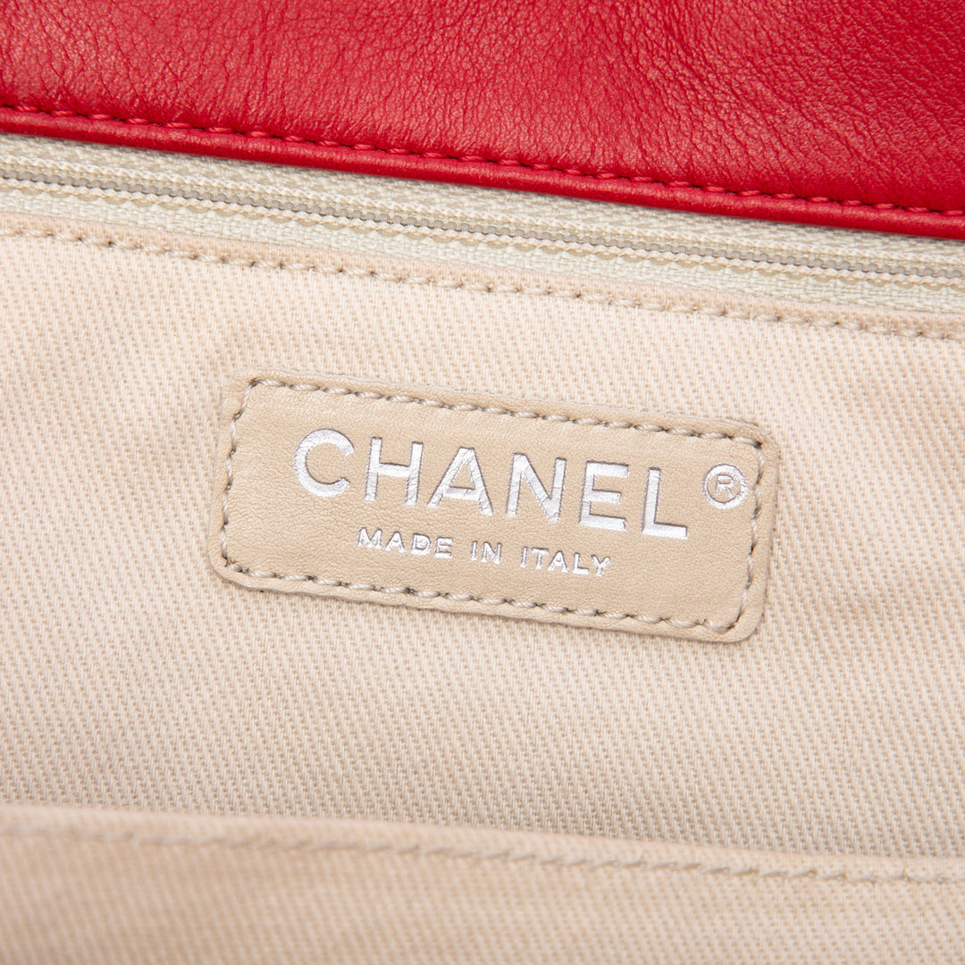 Chanel Matelassé In The Business Cabas Grand Cuir de veau