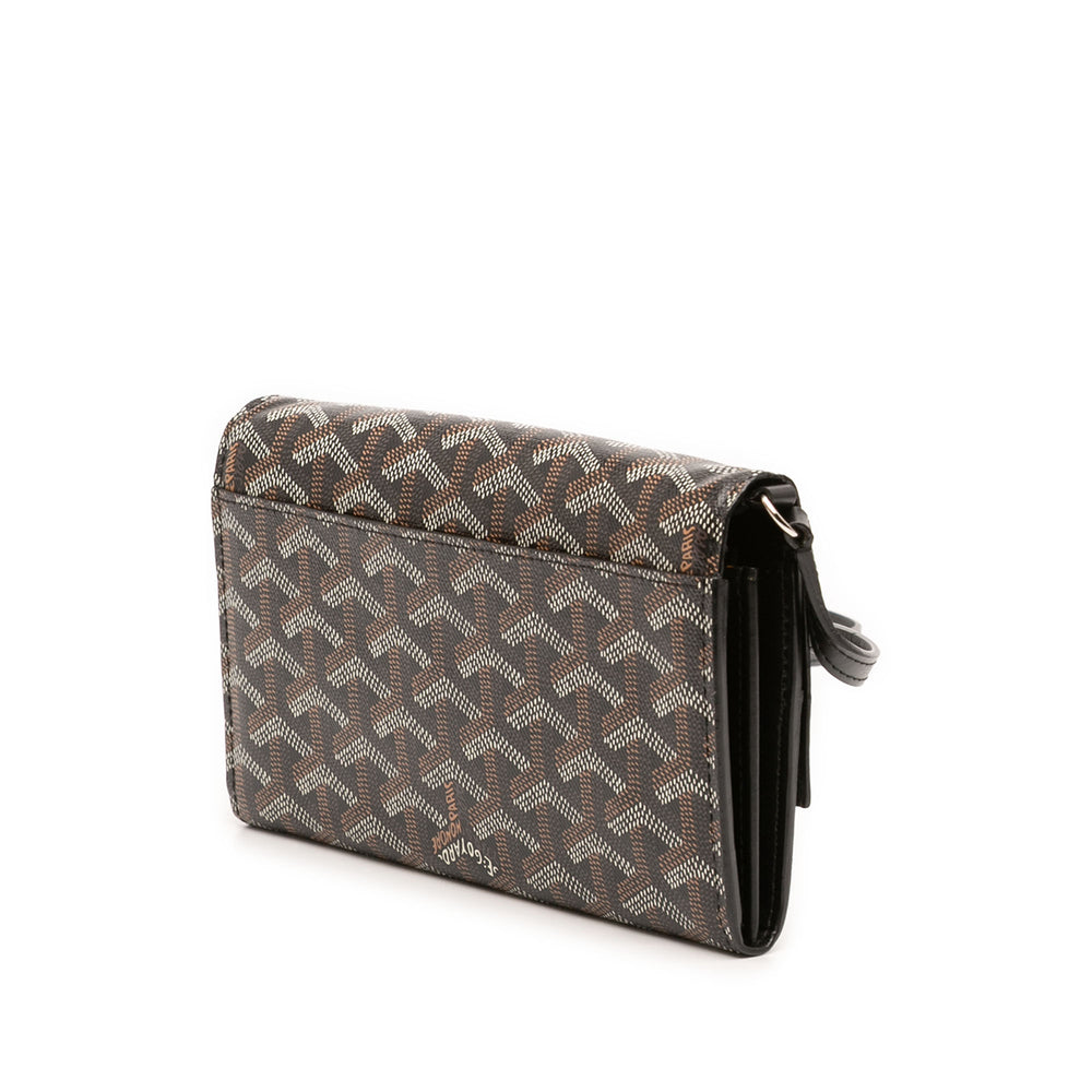 Goyard Varenne Continental Portefeuille Goyardine Noir – vue 2 – GABY PARIS