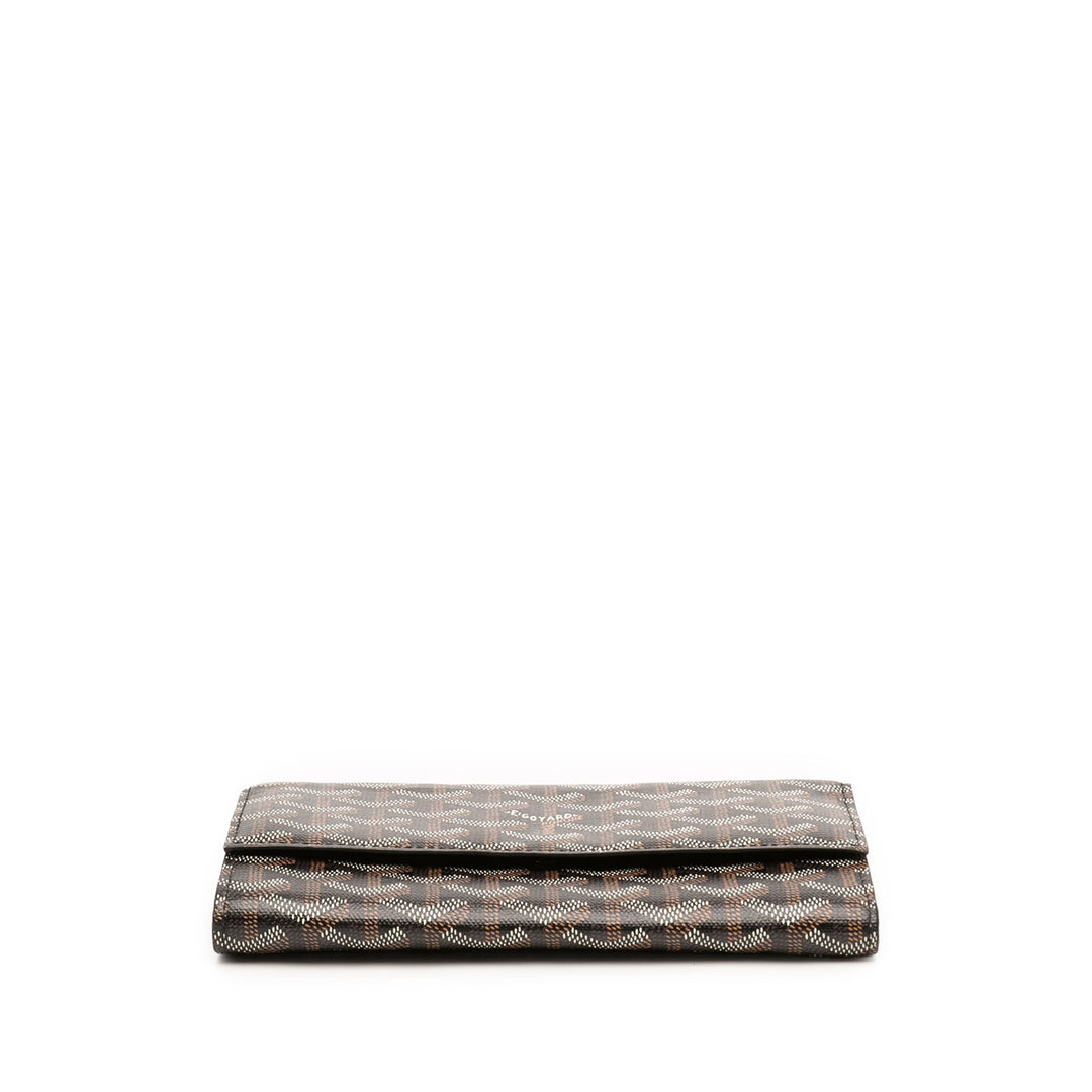 Goyard Varenne Continental Portefeuille Goyardine Noir – vue 3 – GABY PARIS