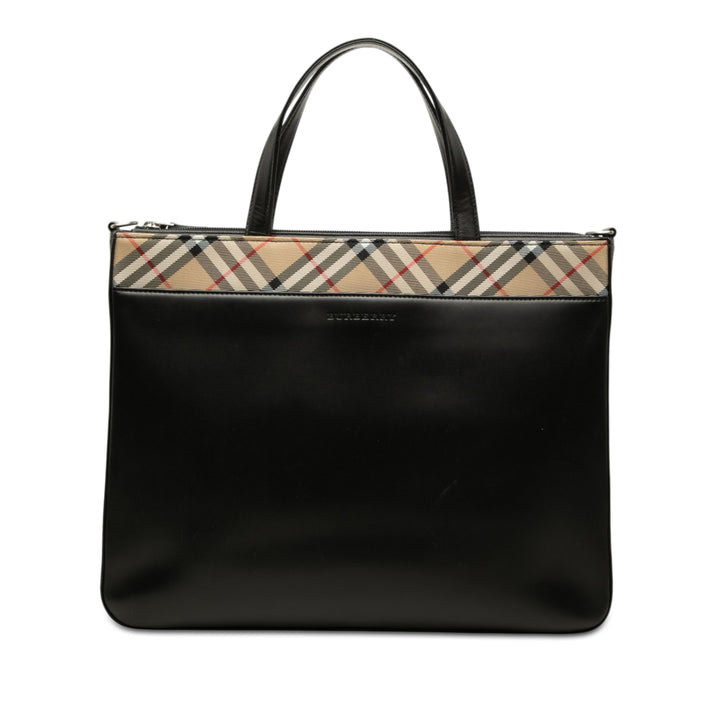 Nova Check à finitions Sac Noir