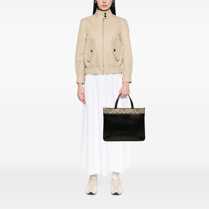 Nova Check à finitions Sac Noir