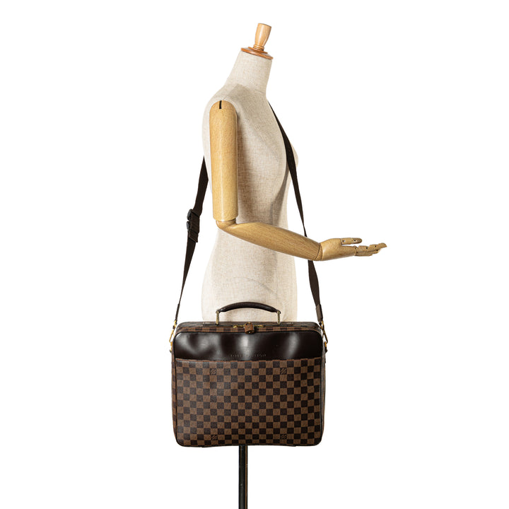 Damier Ebene Porte Ordinateur Sabana Brown - Gaby Paris