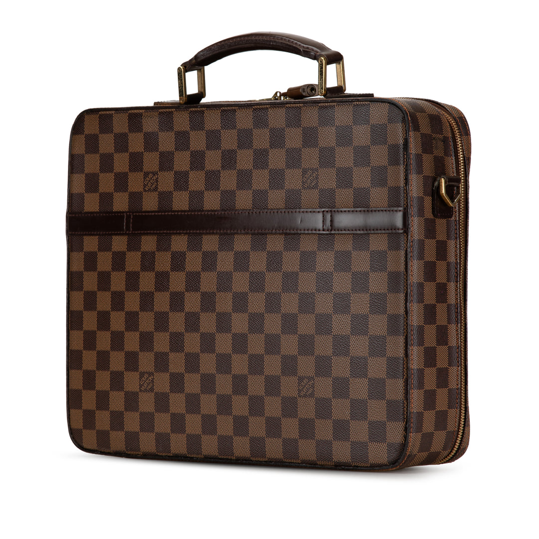 Damier Ebene Porte Ordinateur Sabana Brown - Gaby Paris
