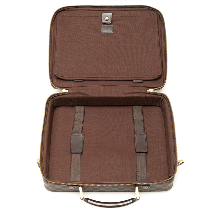 Damier Ebene Porte Ordinateur Sabana Brown - Gaby Paris