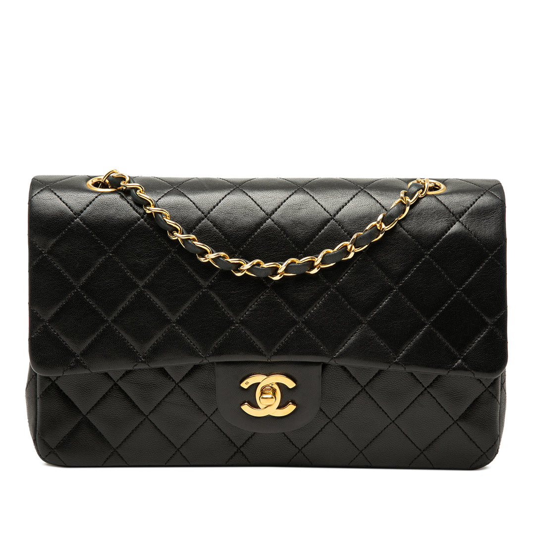 Chanel Medium Classic Cuir d’agneau Double rabat